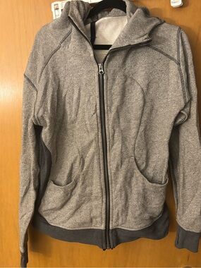 Lululemon womens-Gray Zip-Up Hoody